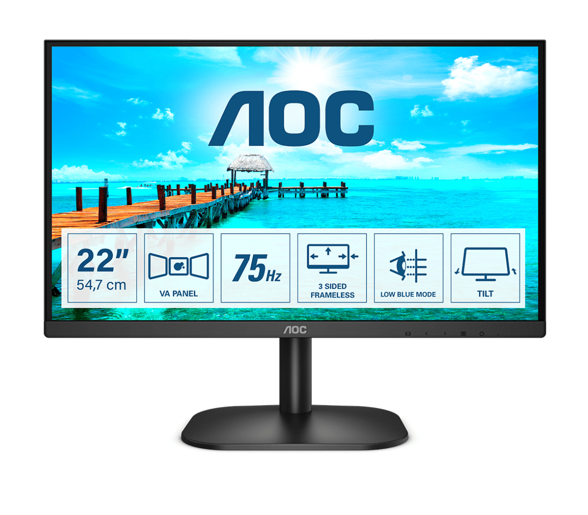 AOC B2 22B2DA LED display