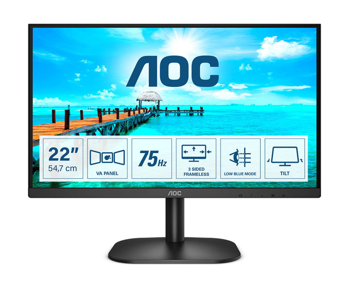 AOC B2 22B2D LED display