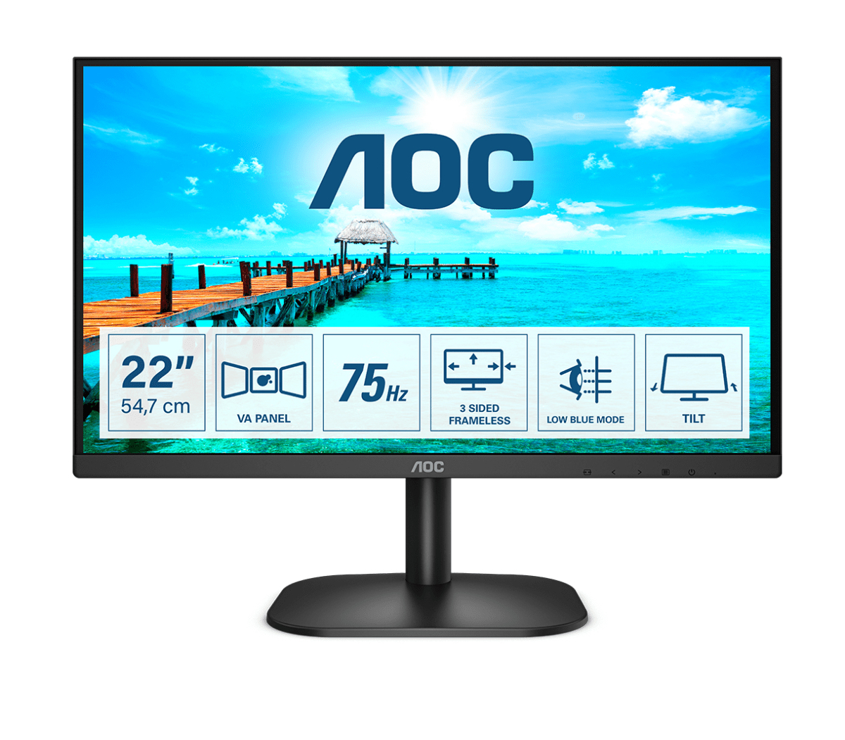 AOC B2 22B2H computer monitor