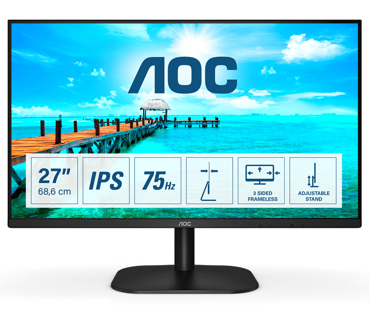 AOC B2 27B2DA LED display