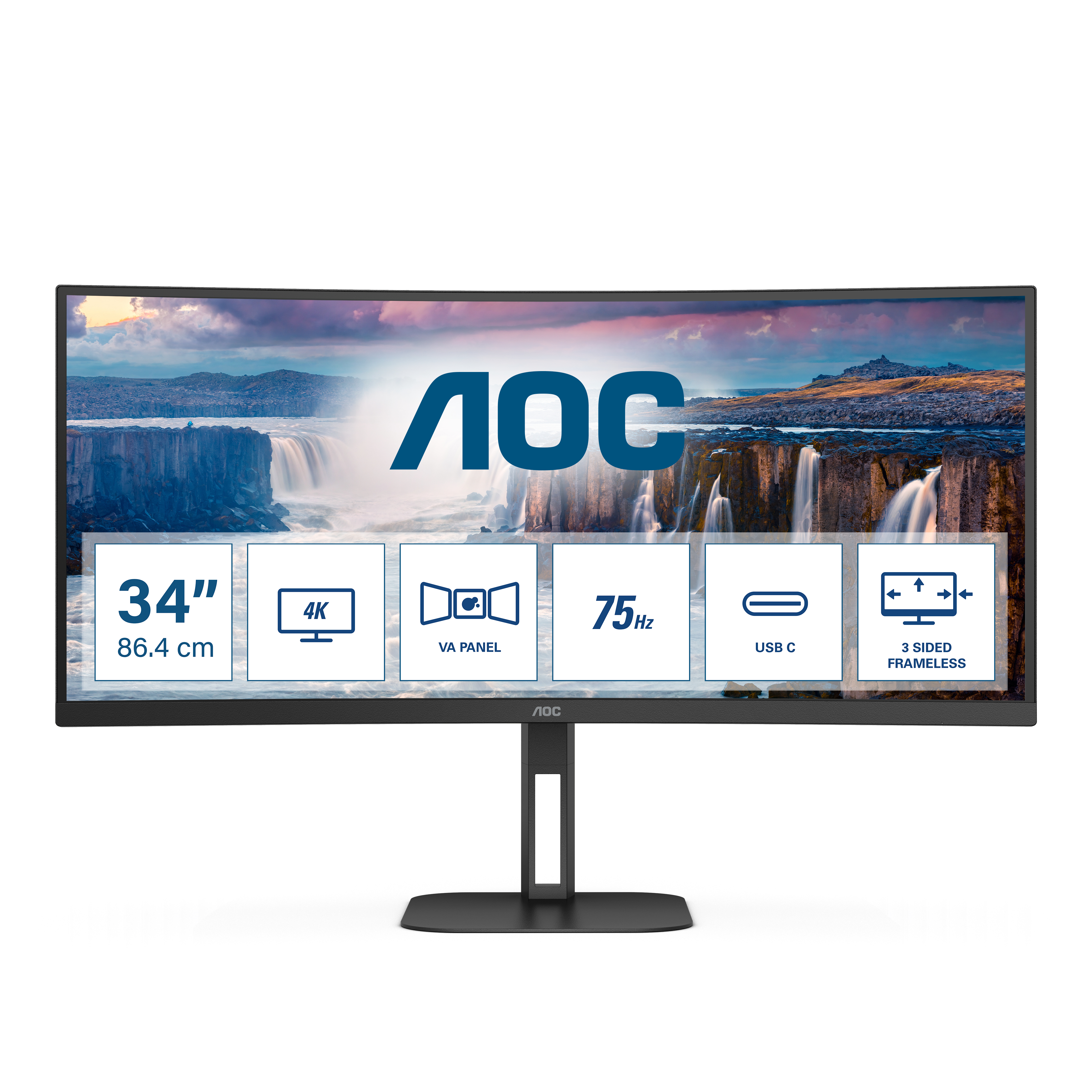 AOC CU34V5C computer monitor