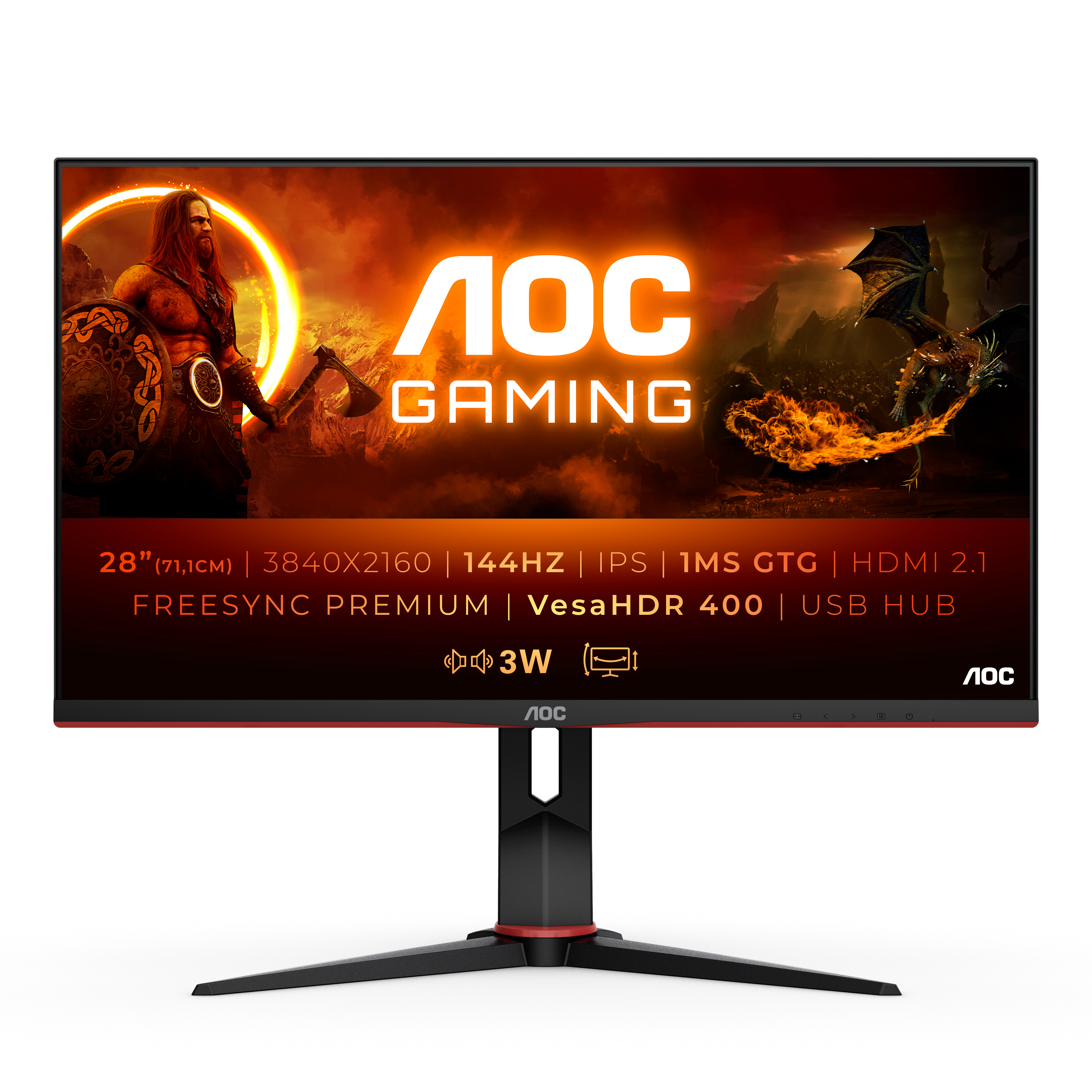 AOC G2 U28G2XU2/BK computer monitor