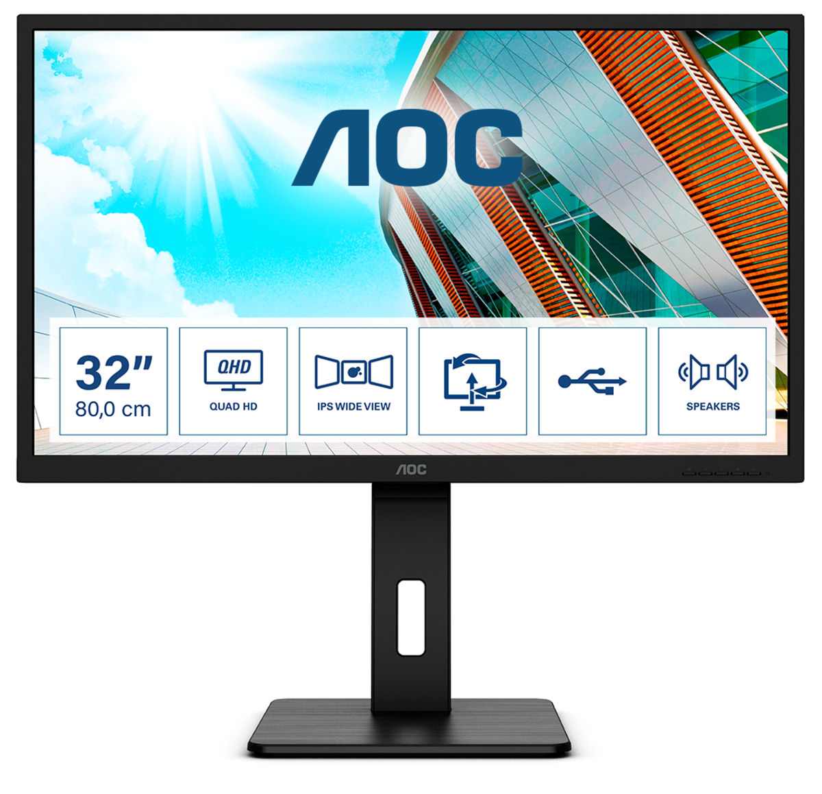 AOC Q32P2CA computer monitor