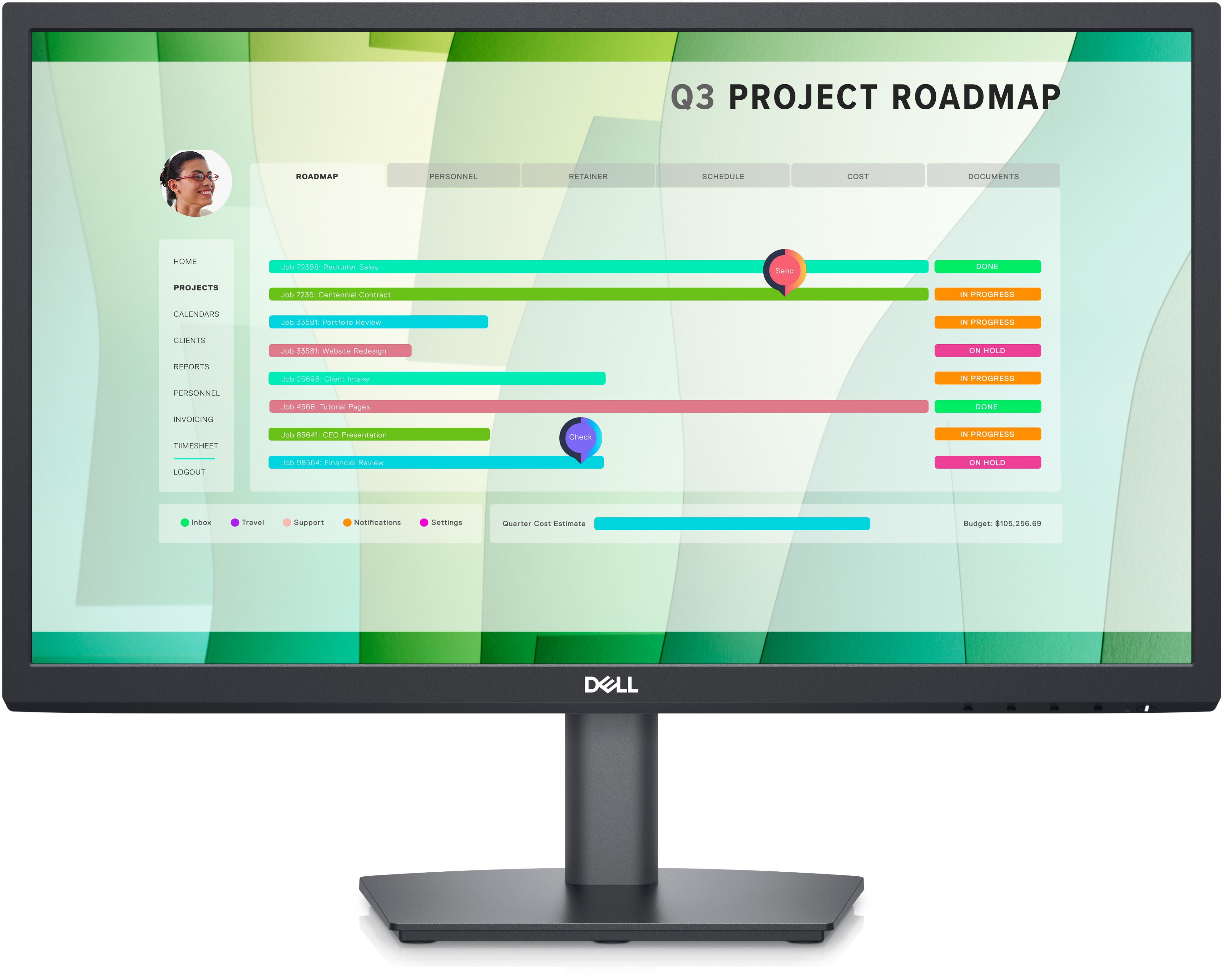 DELL E Series E2223HN LED display