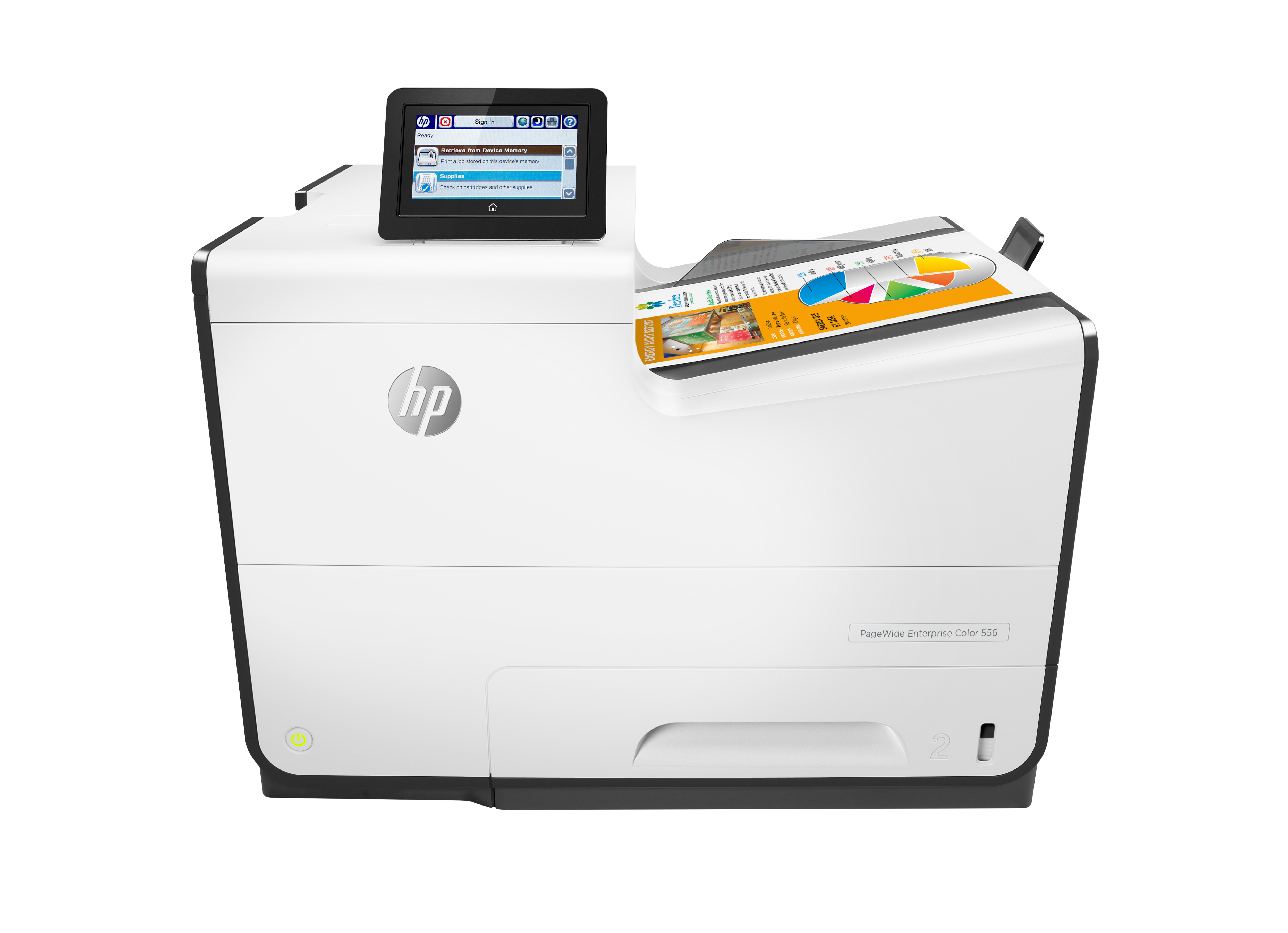 HP PageWide Enterprise Color 556dn inkjet printer