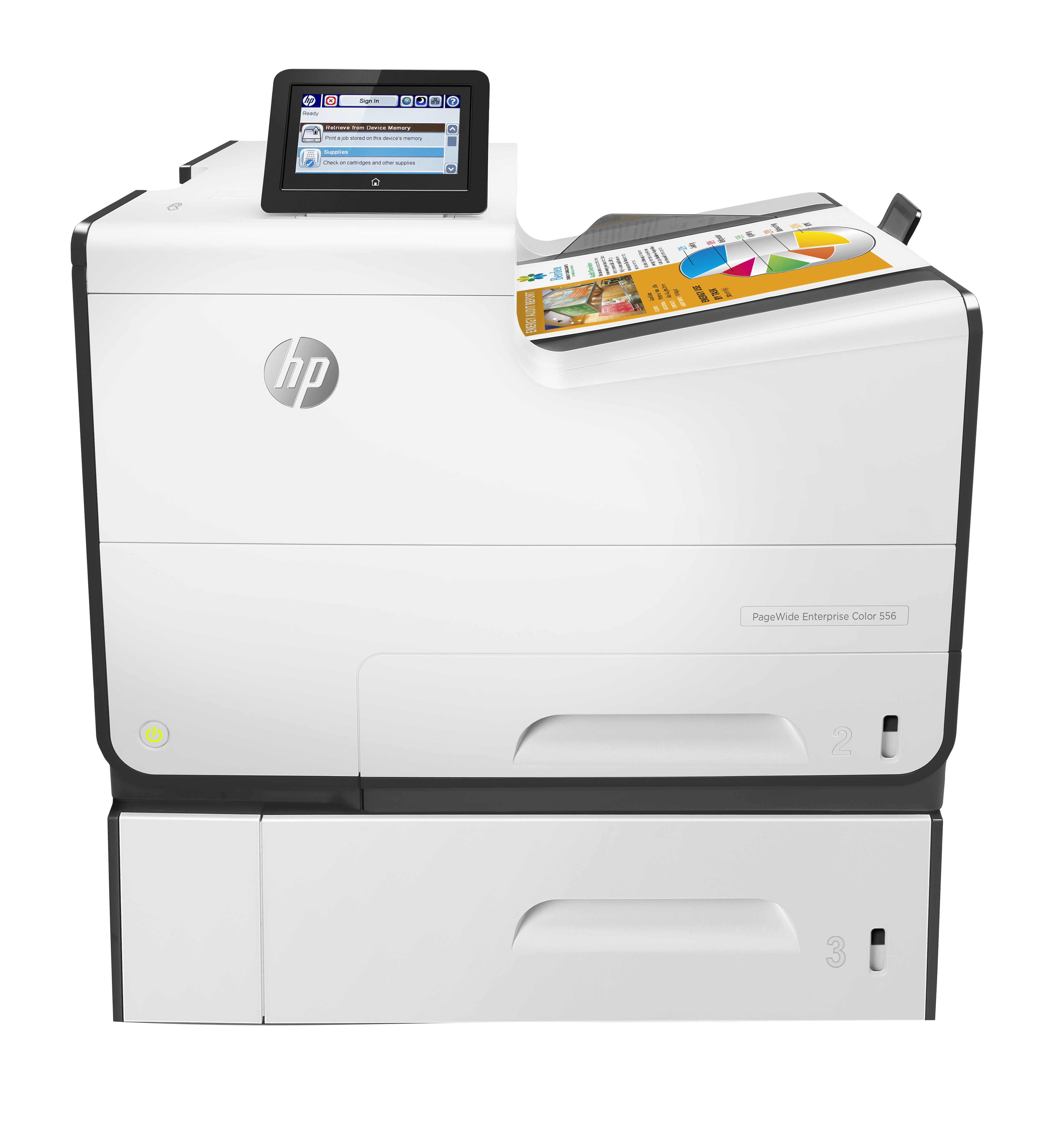 HP PageWide Enterprise Color 556xh inkjet printer