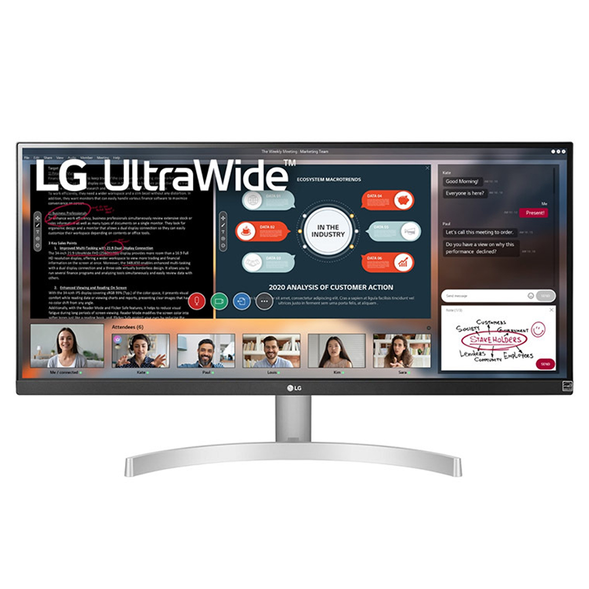 LG 29WN600-W computer monitor