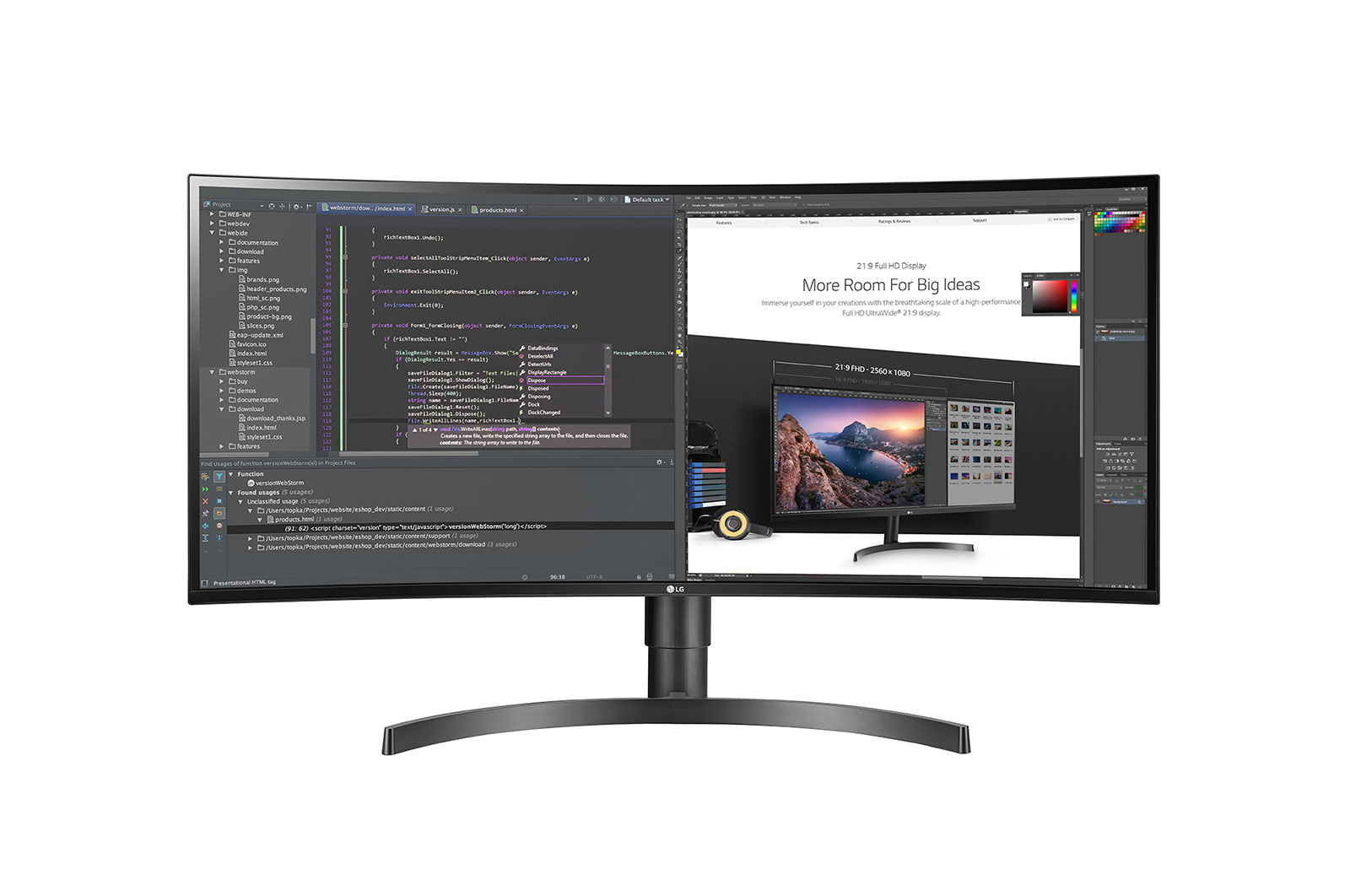 LG 34WL75C-B computer monitor