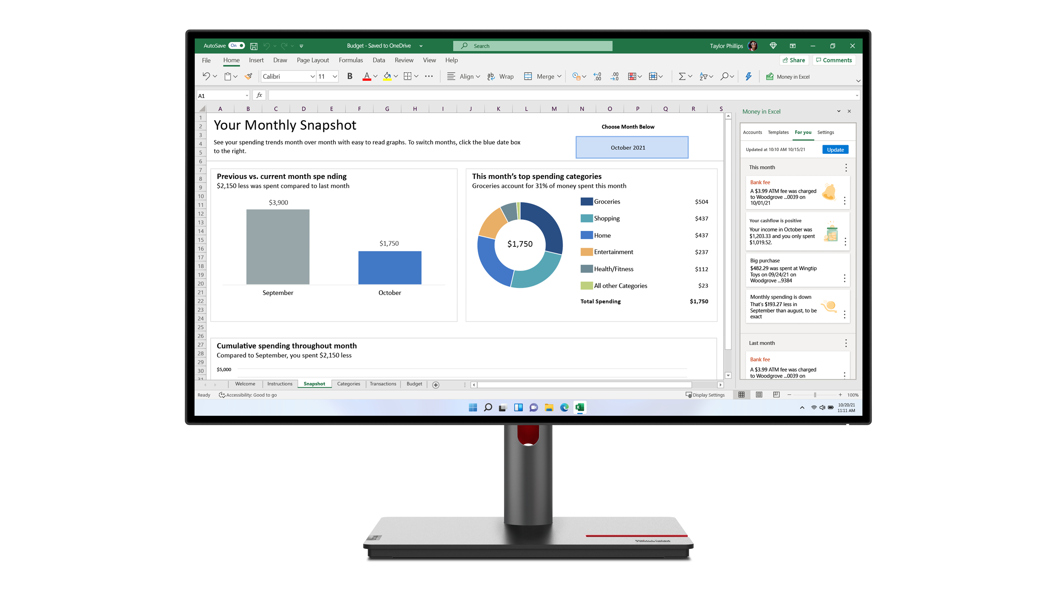 Lenovo ThinkVision P27h-30 (4 units) LED display