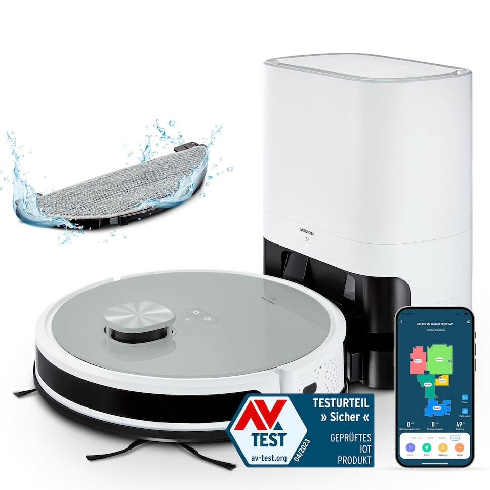 MEDION X21 SW robot vacuum