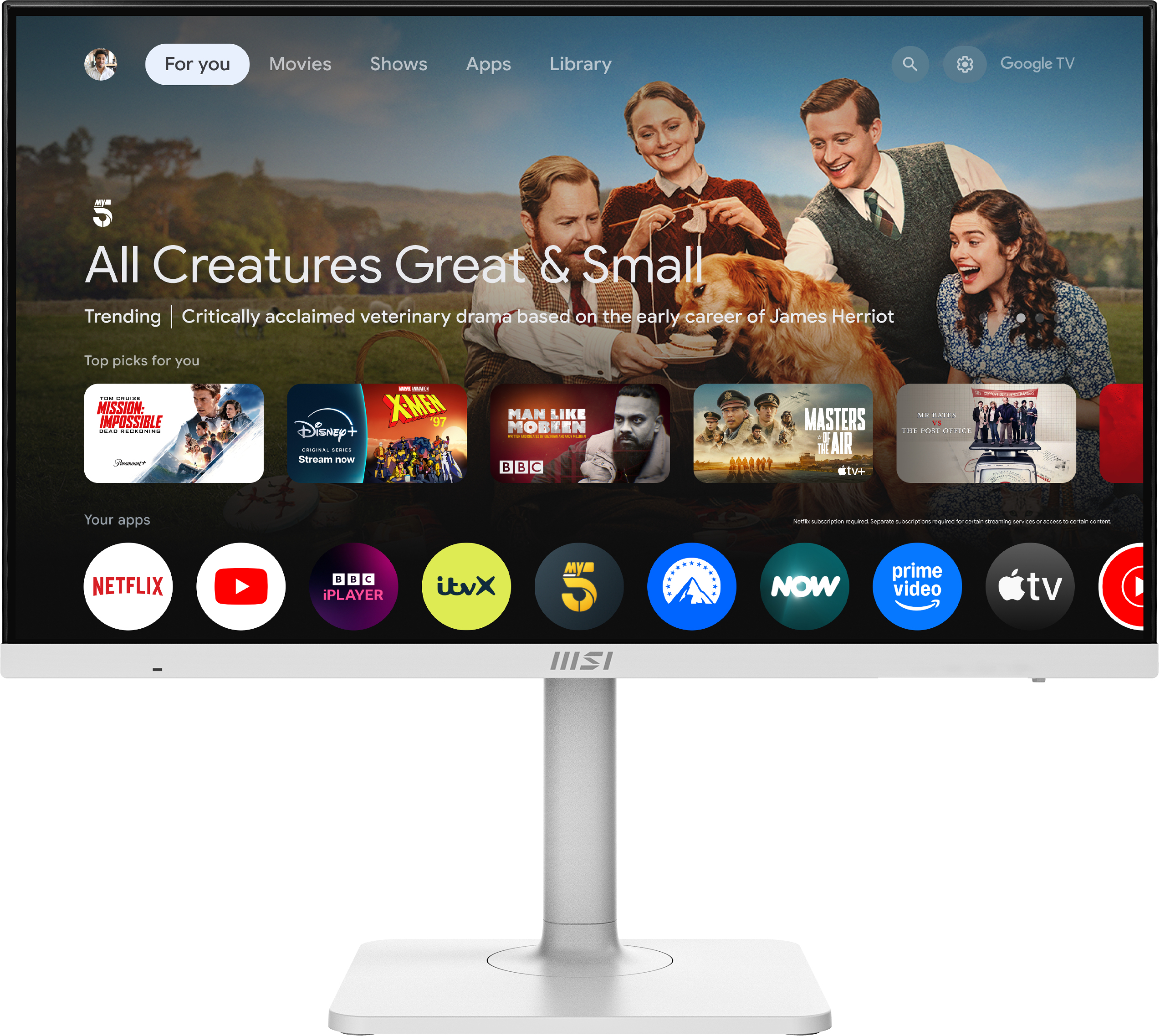 MSI Modern MD272UPSW computer monitor