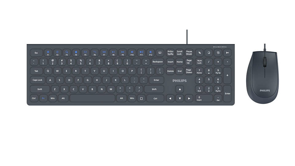 Philips 3000 series SPT6327K/93 keyboard