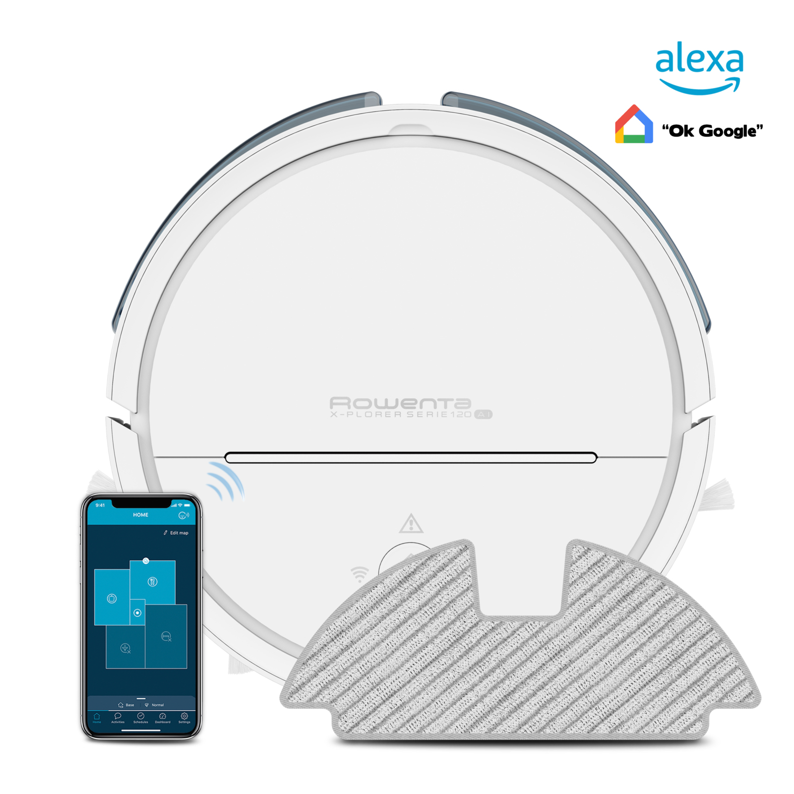 Rowenta X-Plorer Serie 120 RR7877WH robot vacuum