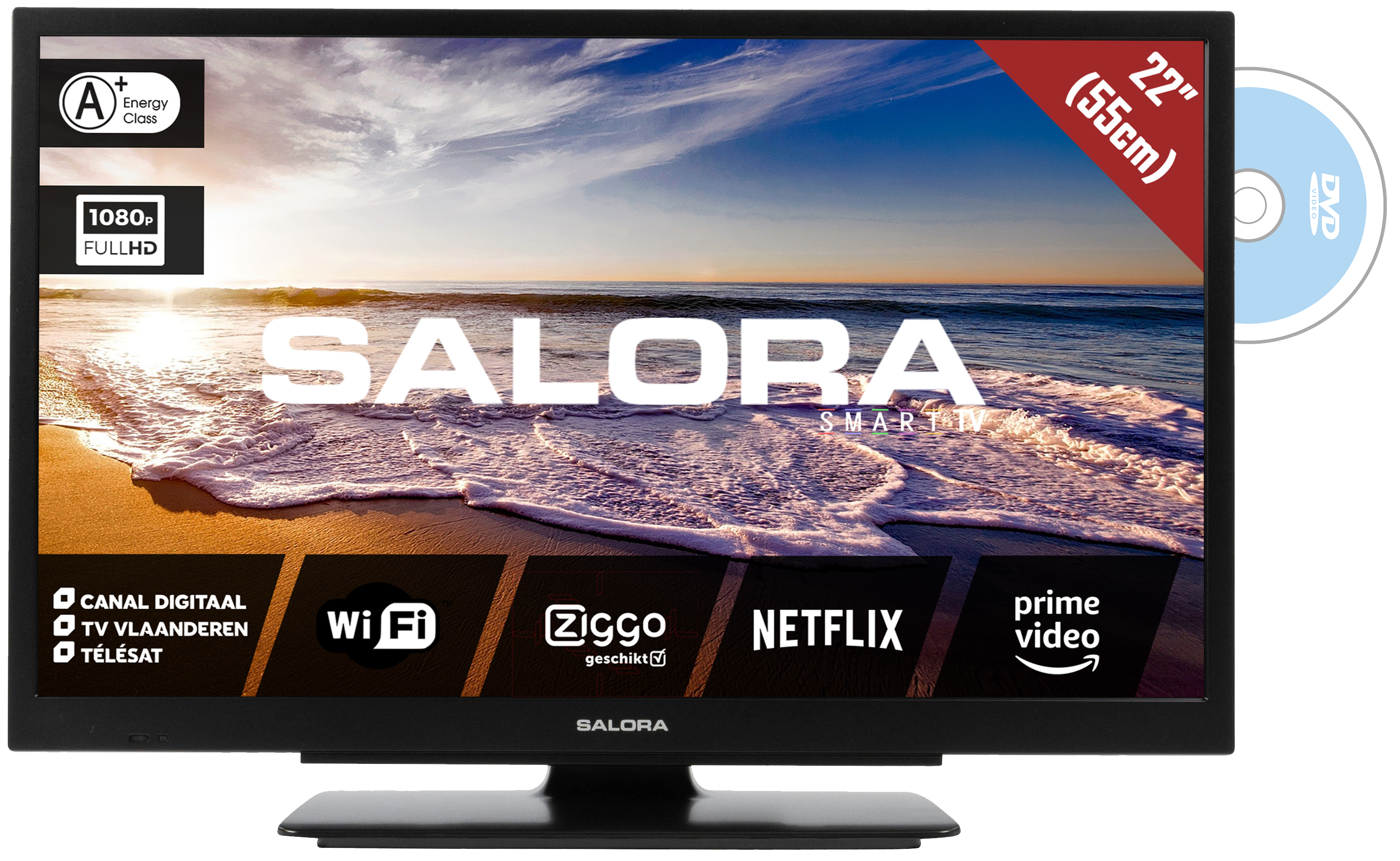 Salora 9100 series 22LED9109CTS2DVDWIFI TV