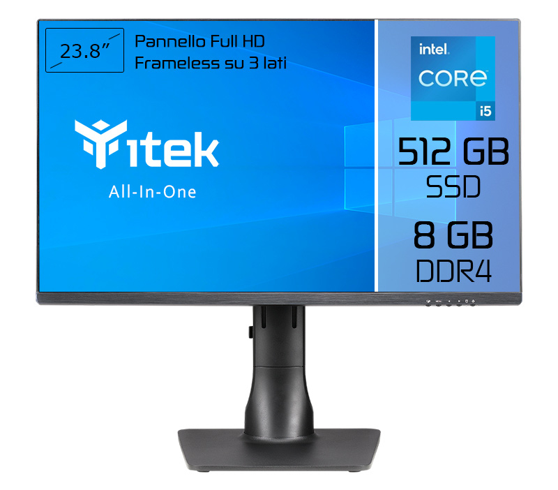itek ITPCOA24NI58G5S All-in-One PC/workstation